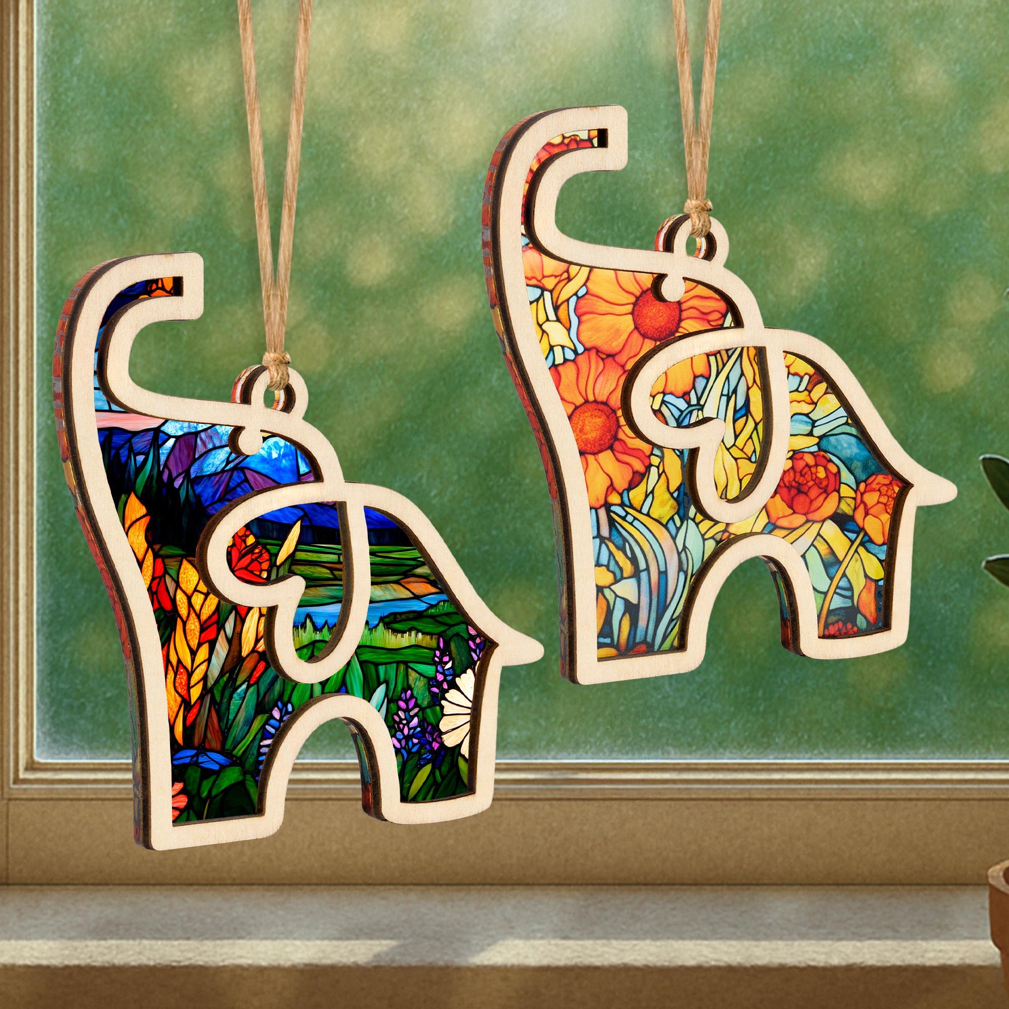 Elephant Bond: A Friendship Ornament