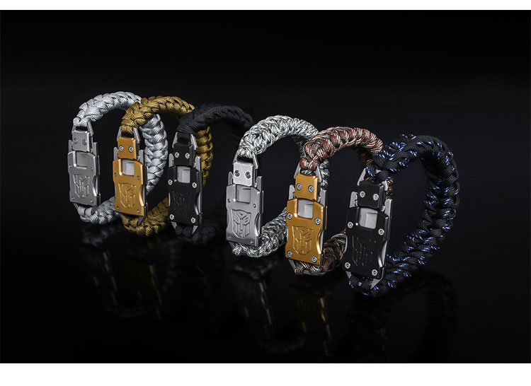 Outdoor Survival Paracord Bracelet Knife