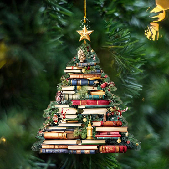 Christmas Book Tree Ornament