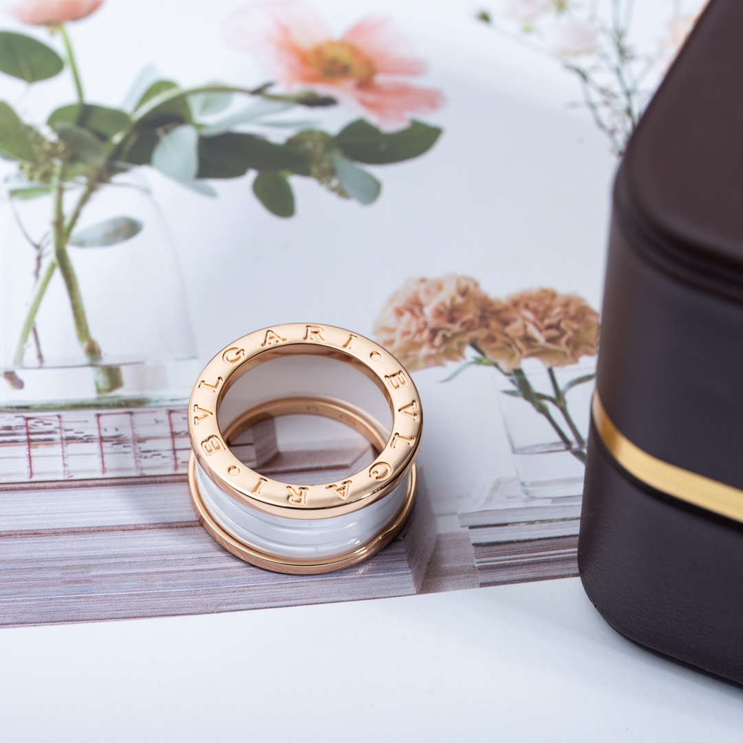 Bulgari Wide Ceramic Ring