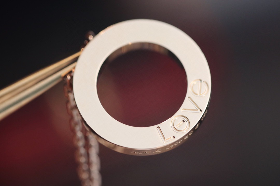 Cartier LOVE Big Round Necklace