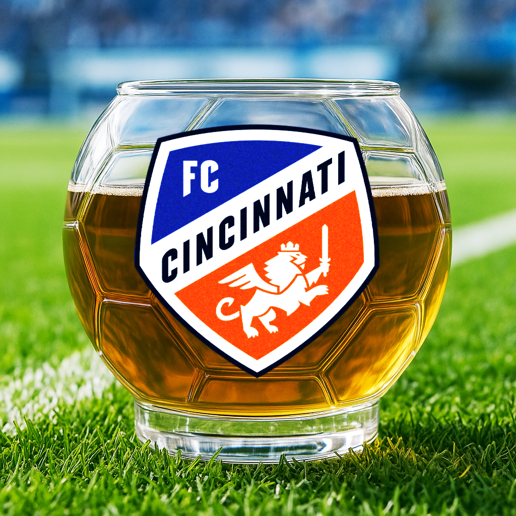 FC Cincinnati 10th Anniversary Glass