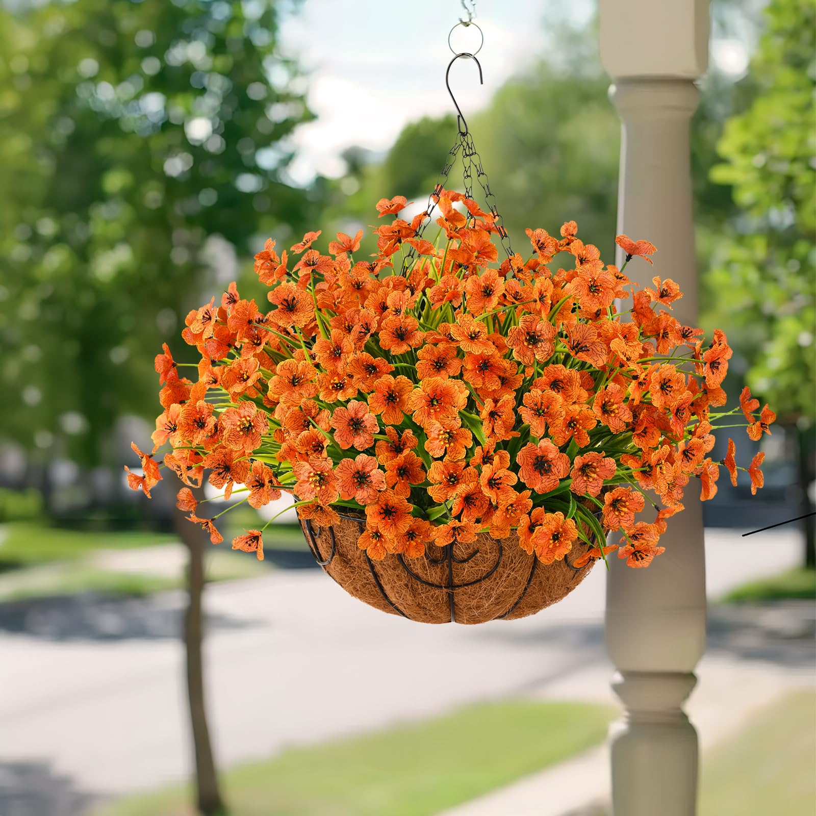 💥ON SALE💥Artificial Silk Outdoor Fall Mums Flowers🍂 UV resistant, Waterproof ,Windproof🏡