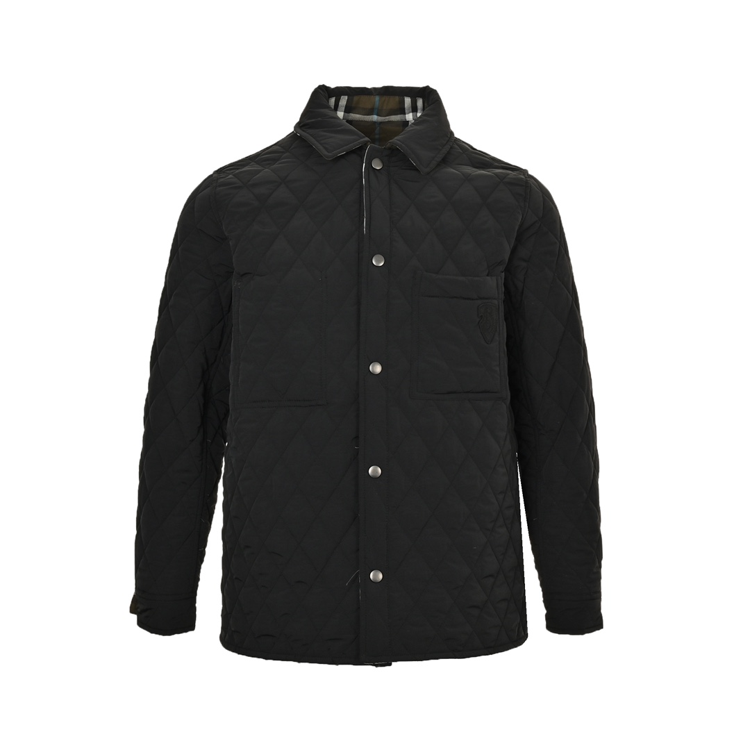Burberry 24Fw Retro Diamond Quilted Double-Sided Cotton Jacket