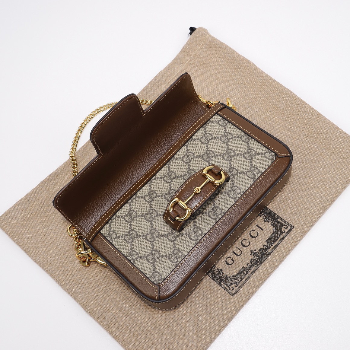 Gucci Horsebit 1955 soft small shoulder bag 752002