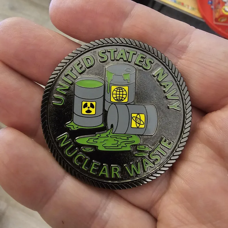 United States Navy Nuclear Waste Challenge Coin