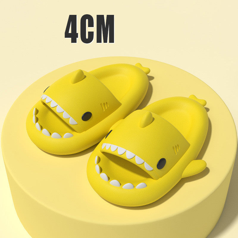 Slippers Funny Shark Cartoon