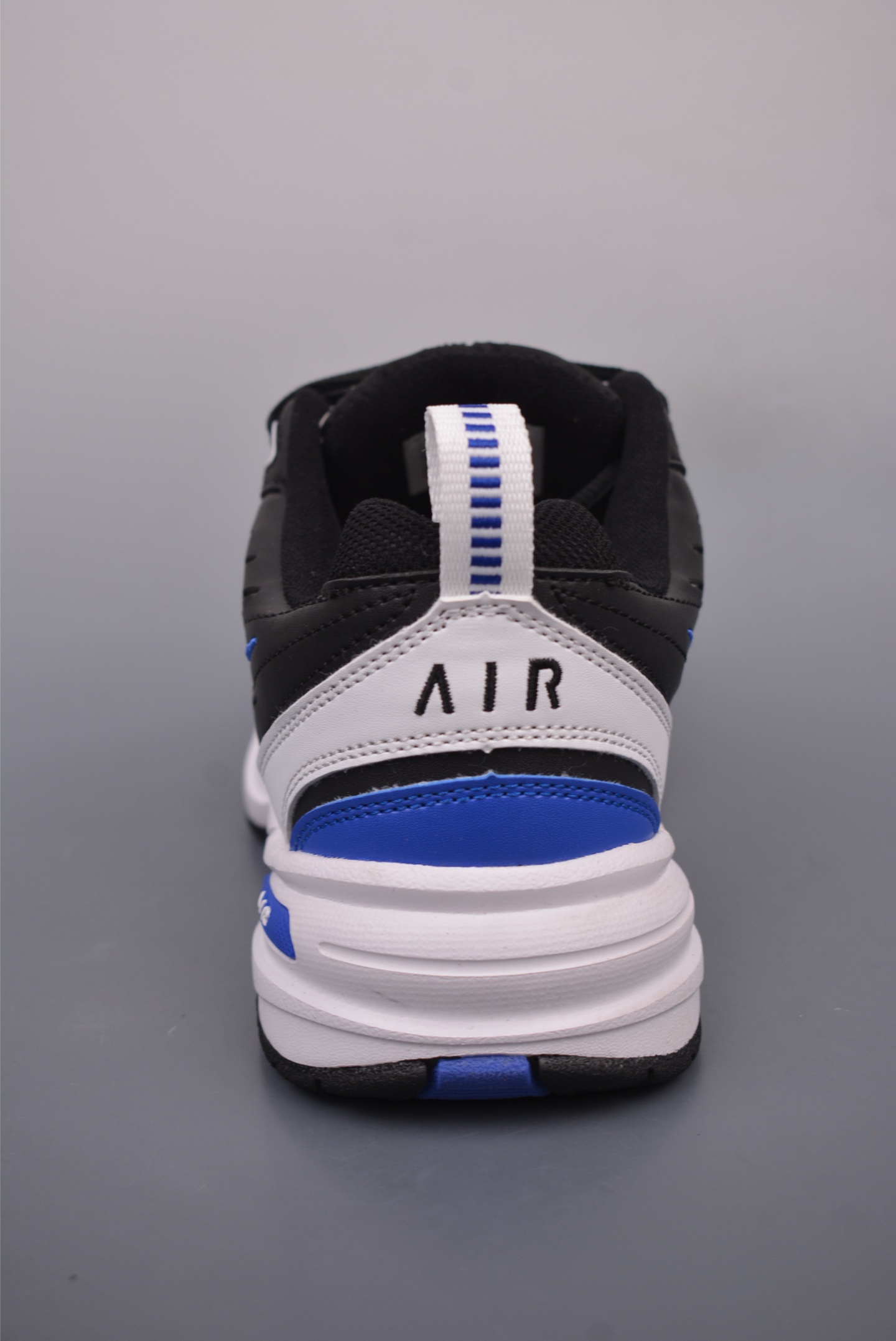 Nike Air Monarch IV Leather White Black Royal Blue 415445-002