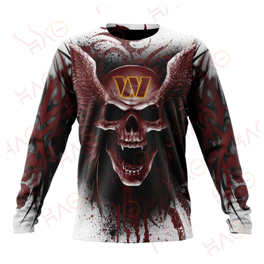 WASHINGTON 3D HOODIE SKULL ART