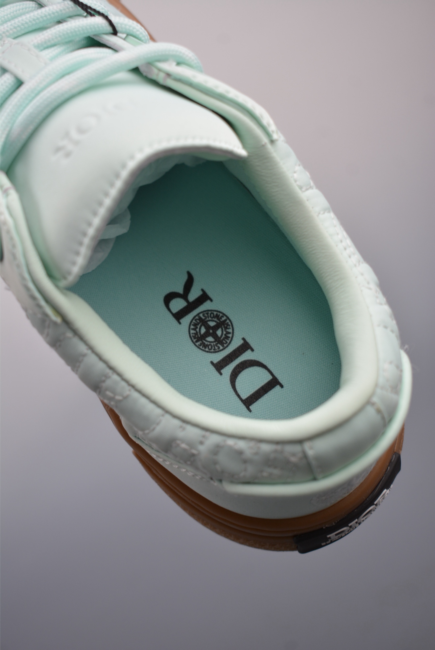 Stone Island x Dior B33 Low Top Sneakers Light Green 3SN303ZEY2936