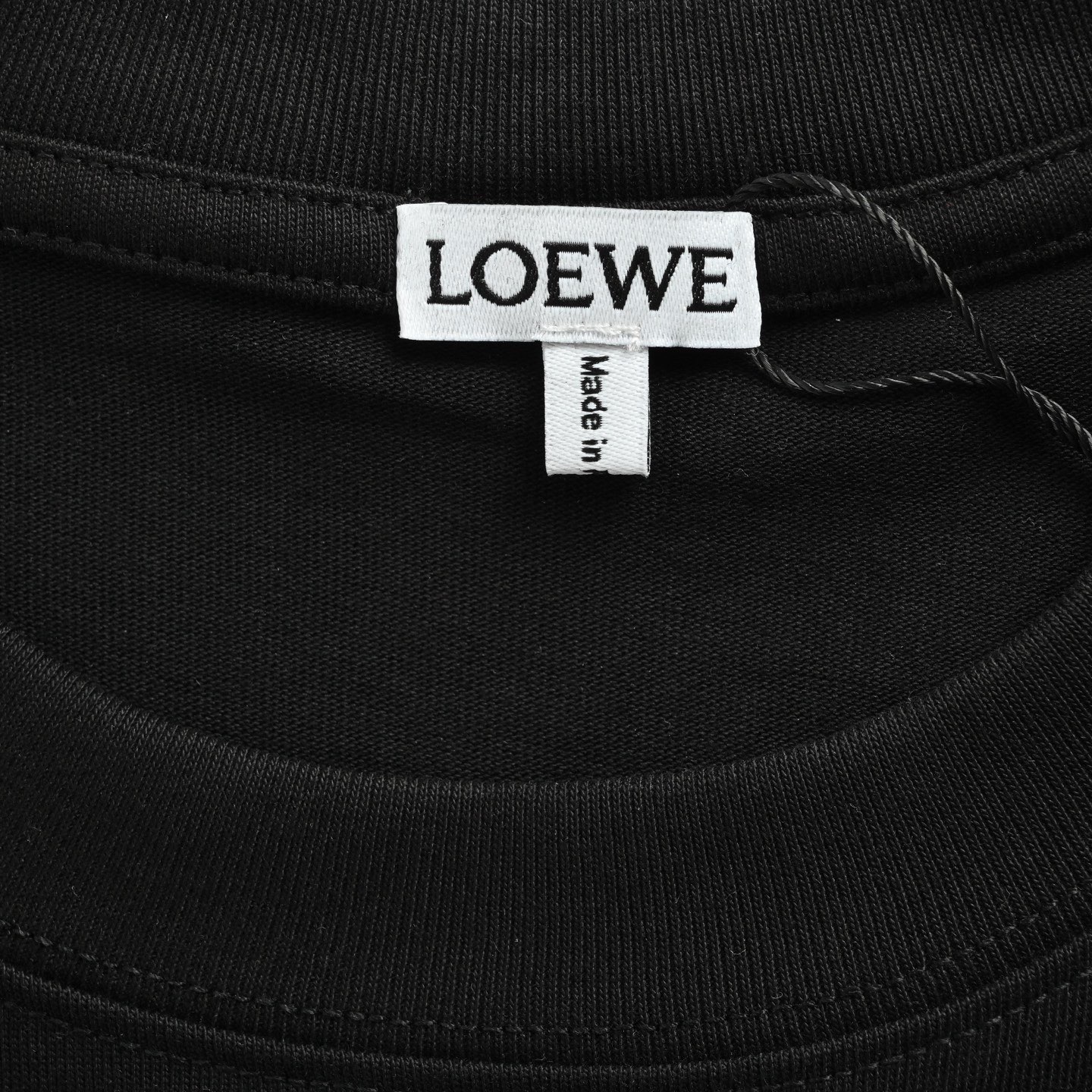 Loewe 25ss embroidered logo short sleeve