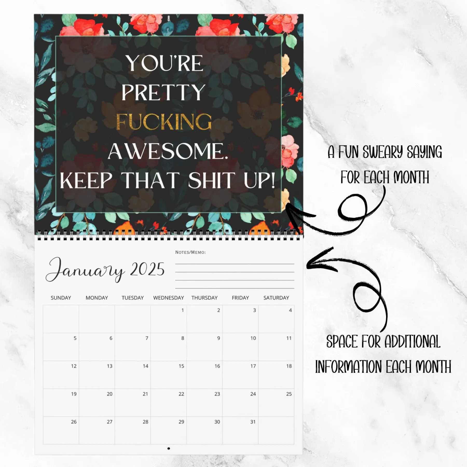 2025 Swearing Calendar