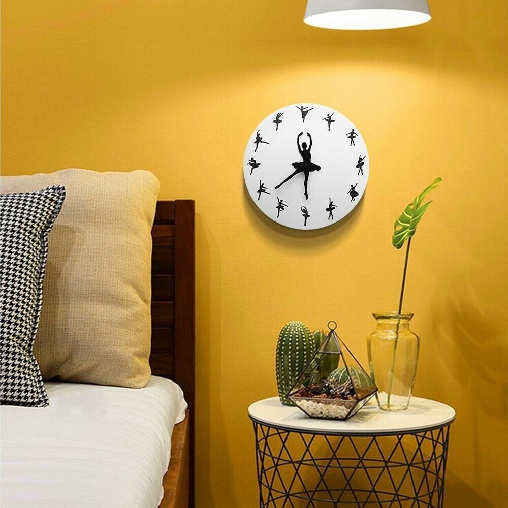 Charming Ballerina Wall Clock