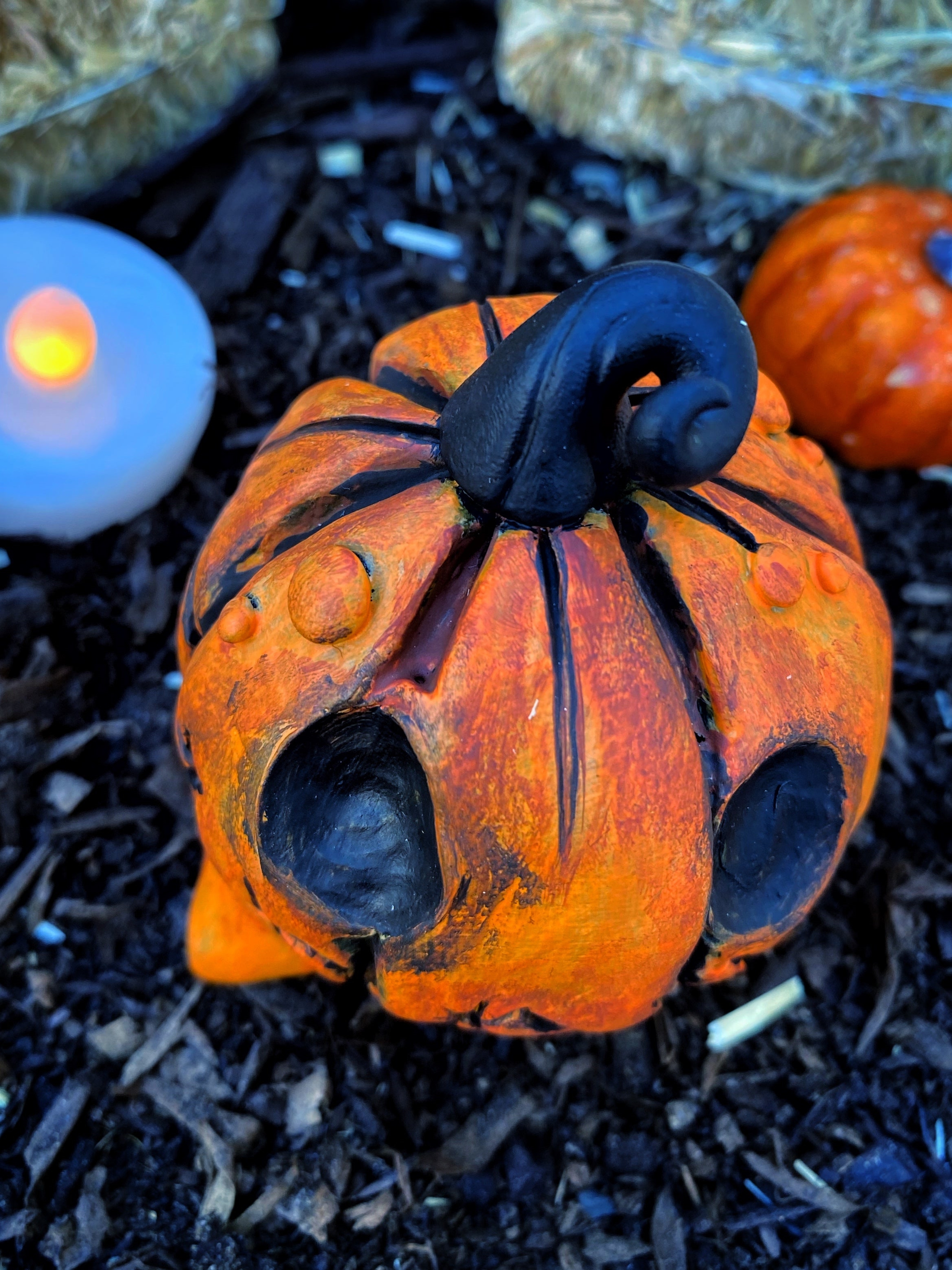 💥Daily Sales of 1000+🔥Puppy Pumpkin 🎃 Sculpture
