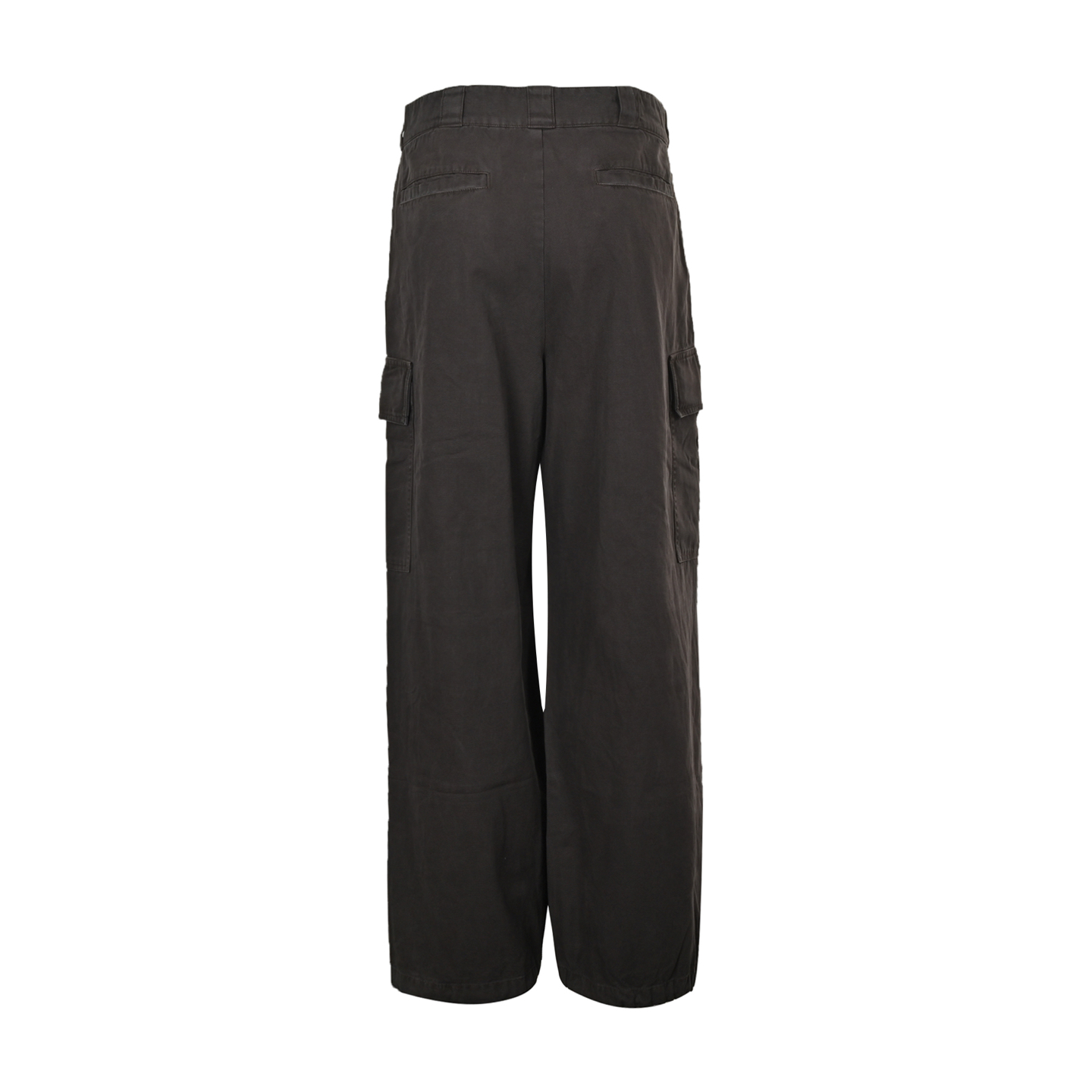 Prada distressed pocket triangle logo overalls