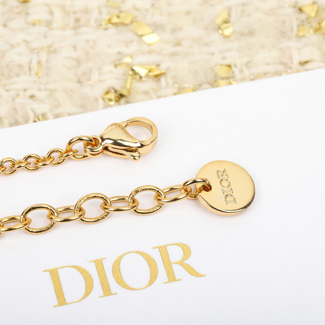 Dior Black Round Bracelet