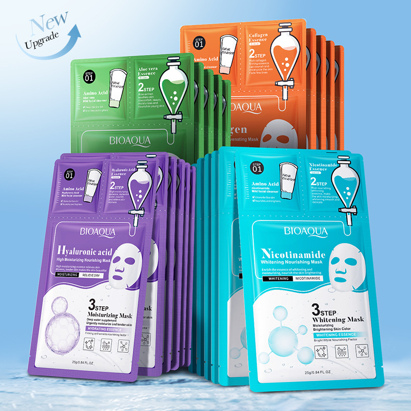 Cleansing Facial Cleanser Hydrating Essence Hyaluronic Acid Moisturizing Mask Revitalizing Essence