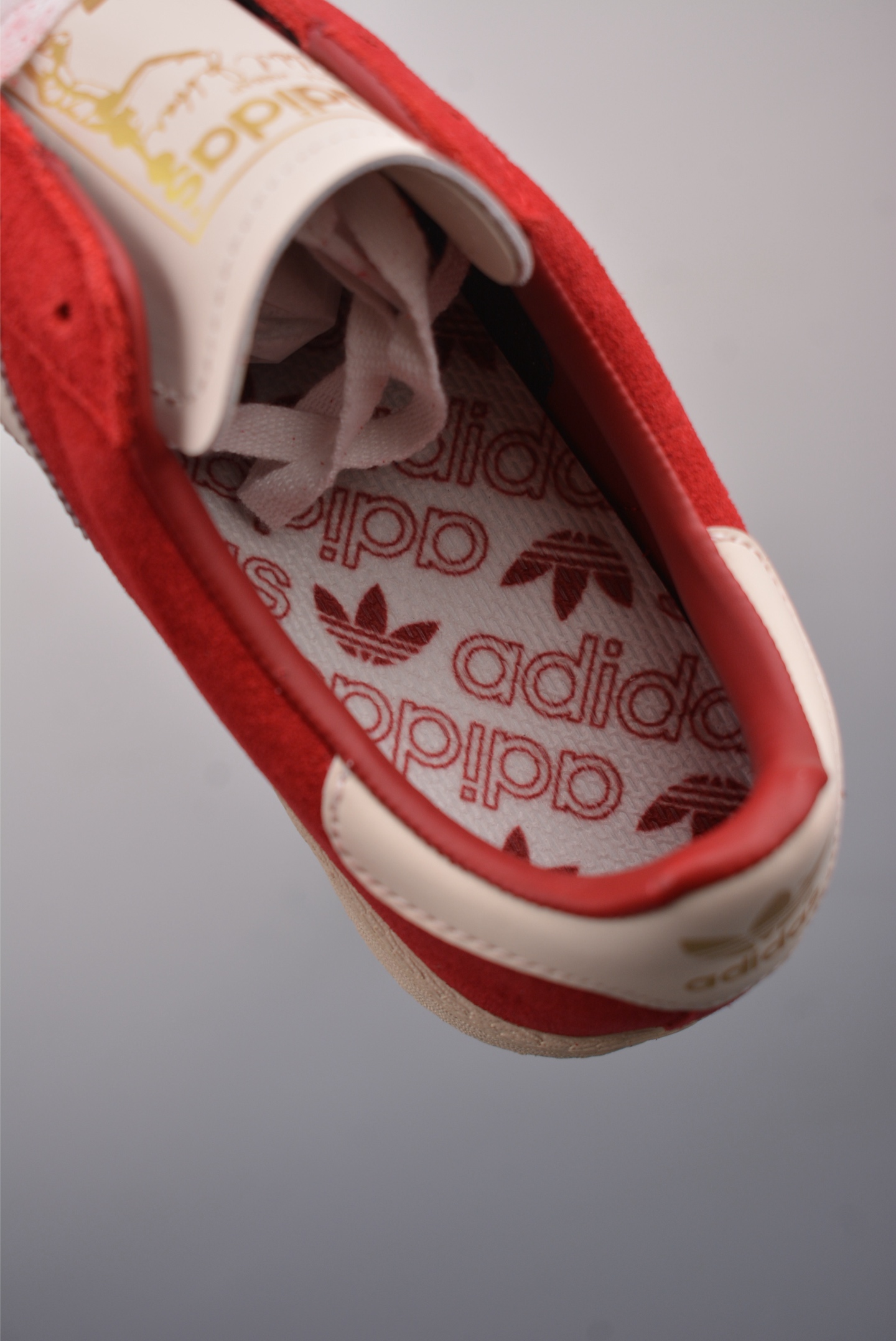 Adidas originals JABBAR LOW red beige white gold label JI3431