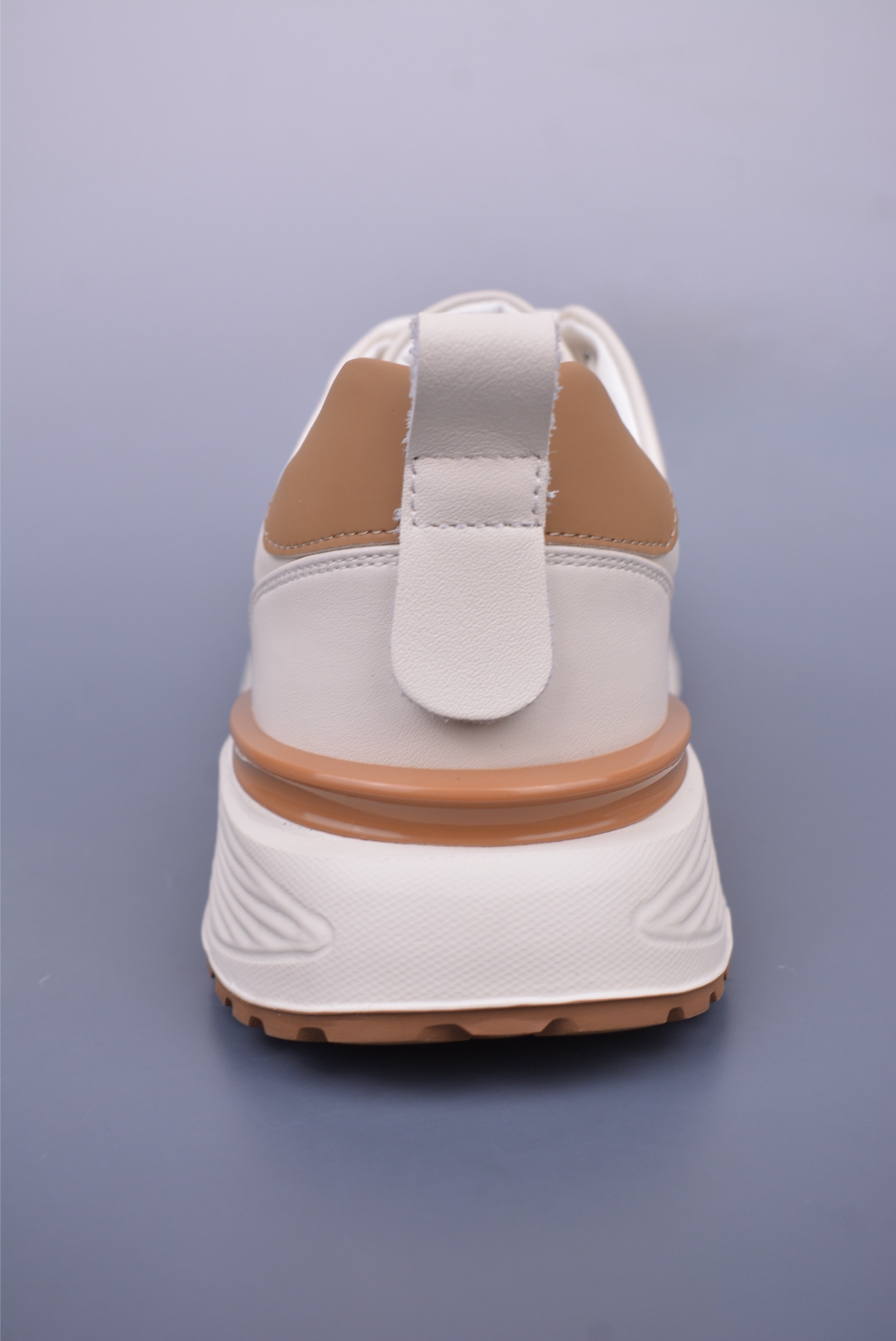 Prada triangle series platform sneakers off-white 3D936M