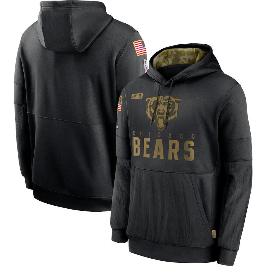 CHICAGO BEARS HEAVYWEIGHT HOODIE VETERAN02