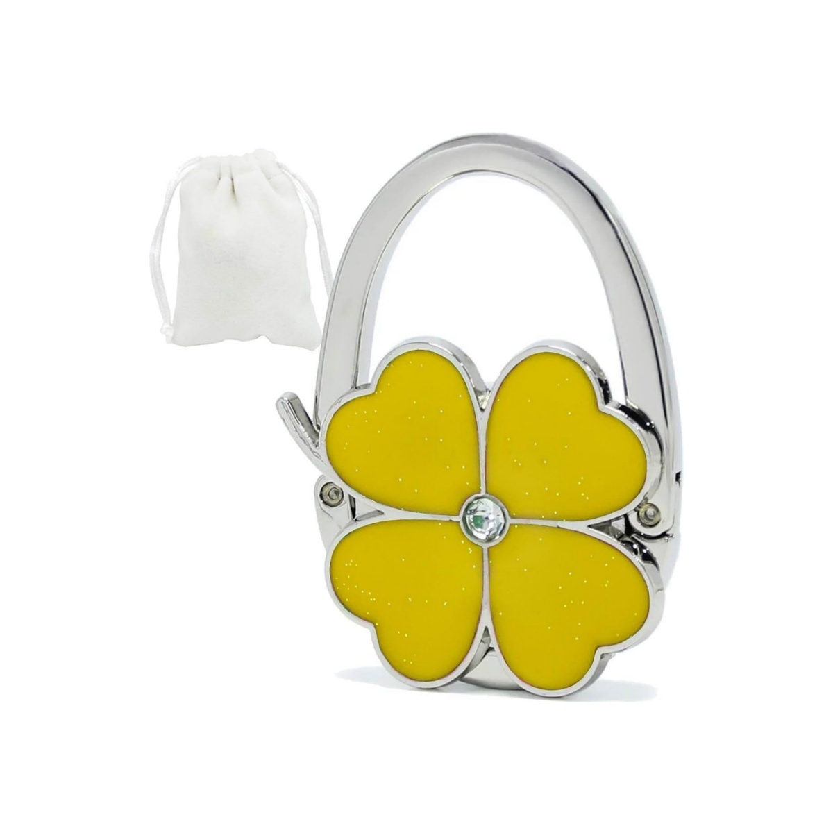 💖Last Day 49% OFF💖Clover Design Foldable Handbag Hanger Table Hook Holder