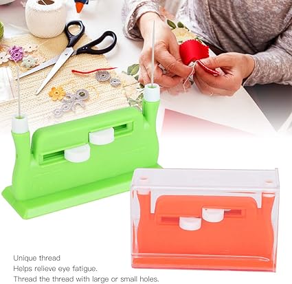 DIY simple double-sided needle threader, perfect tool for sewing needle threading