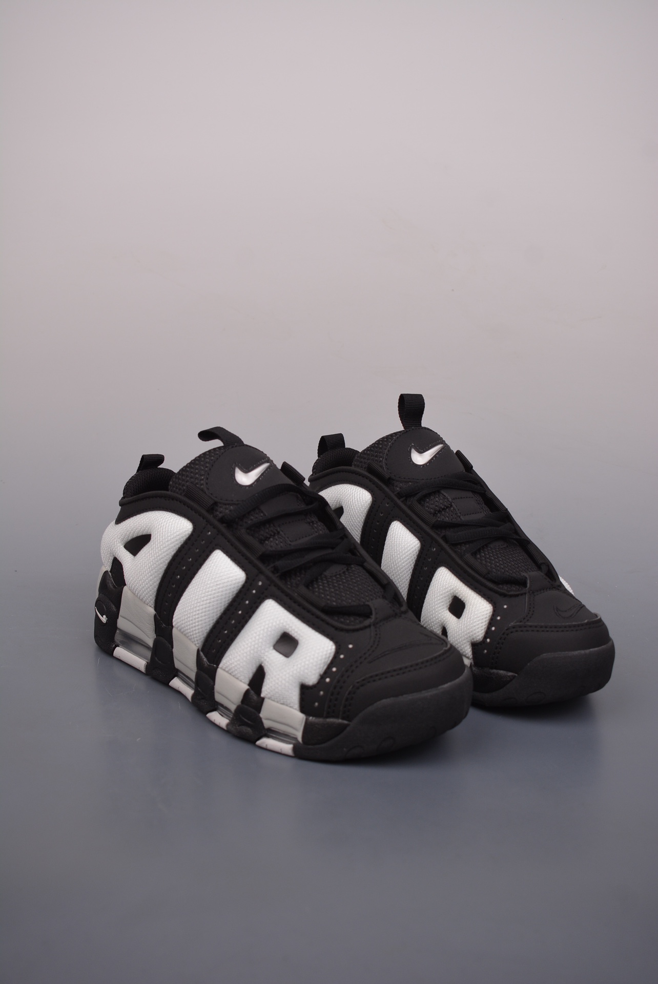 Nike Air More Uptempo Low Black White Panda 414962-108