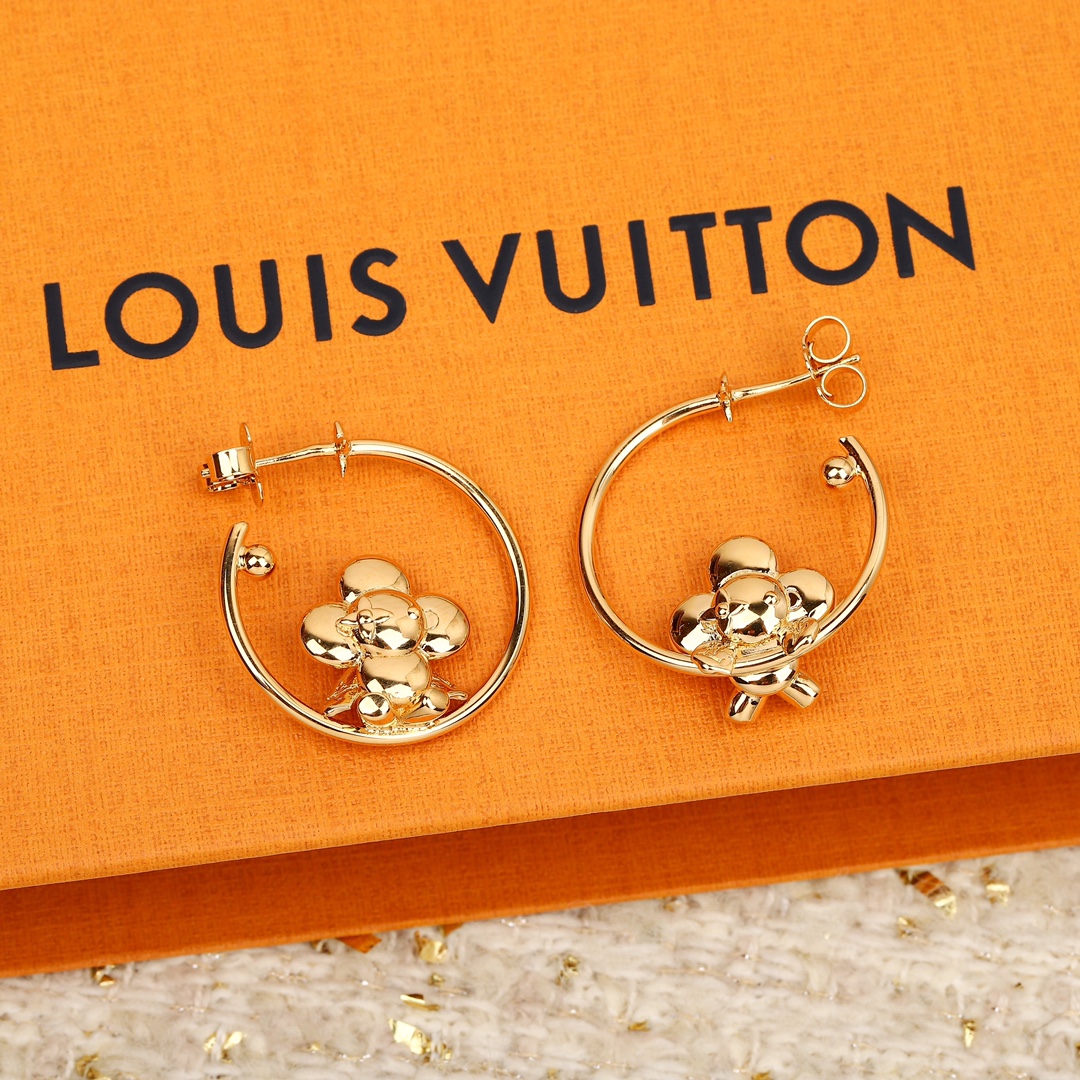 Louis Vuitton Chinese Valentine's Day Fashion Earrings
