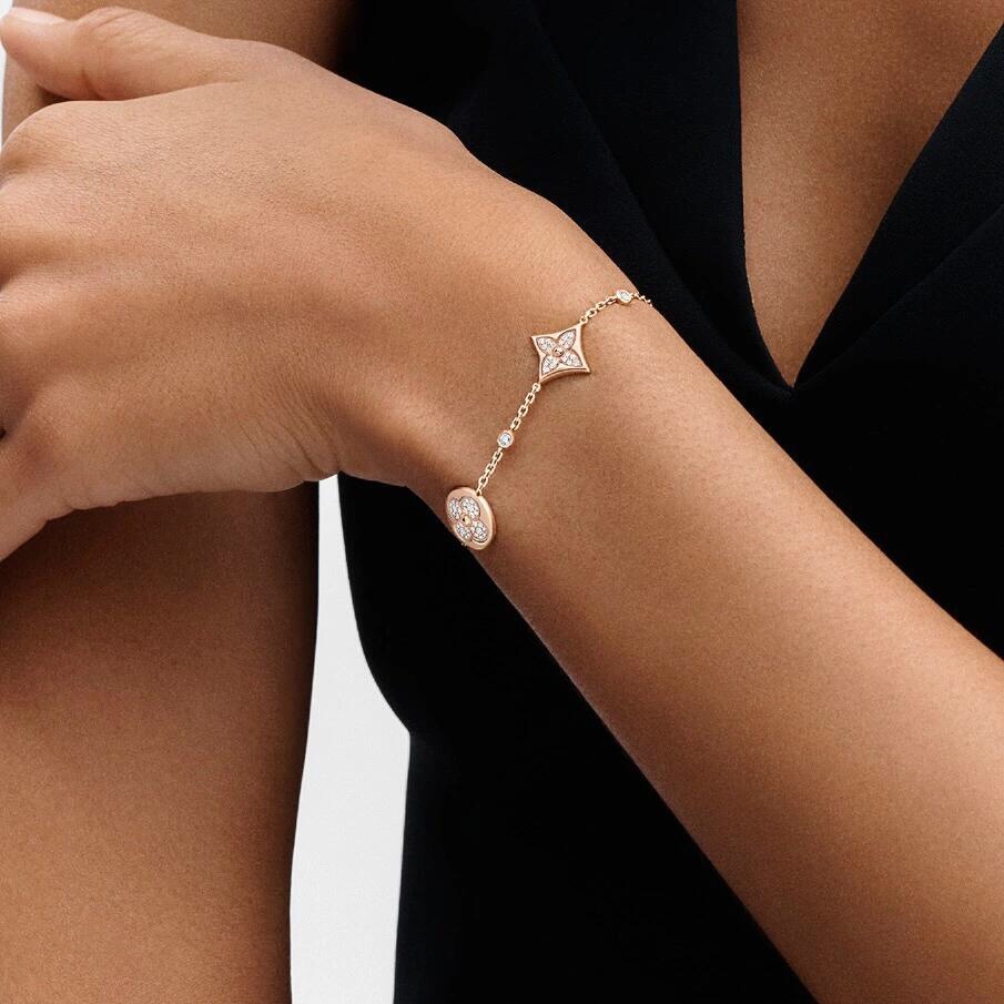 Louis Vuitton Four Flower Diamond Bracelet