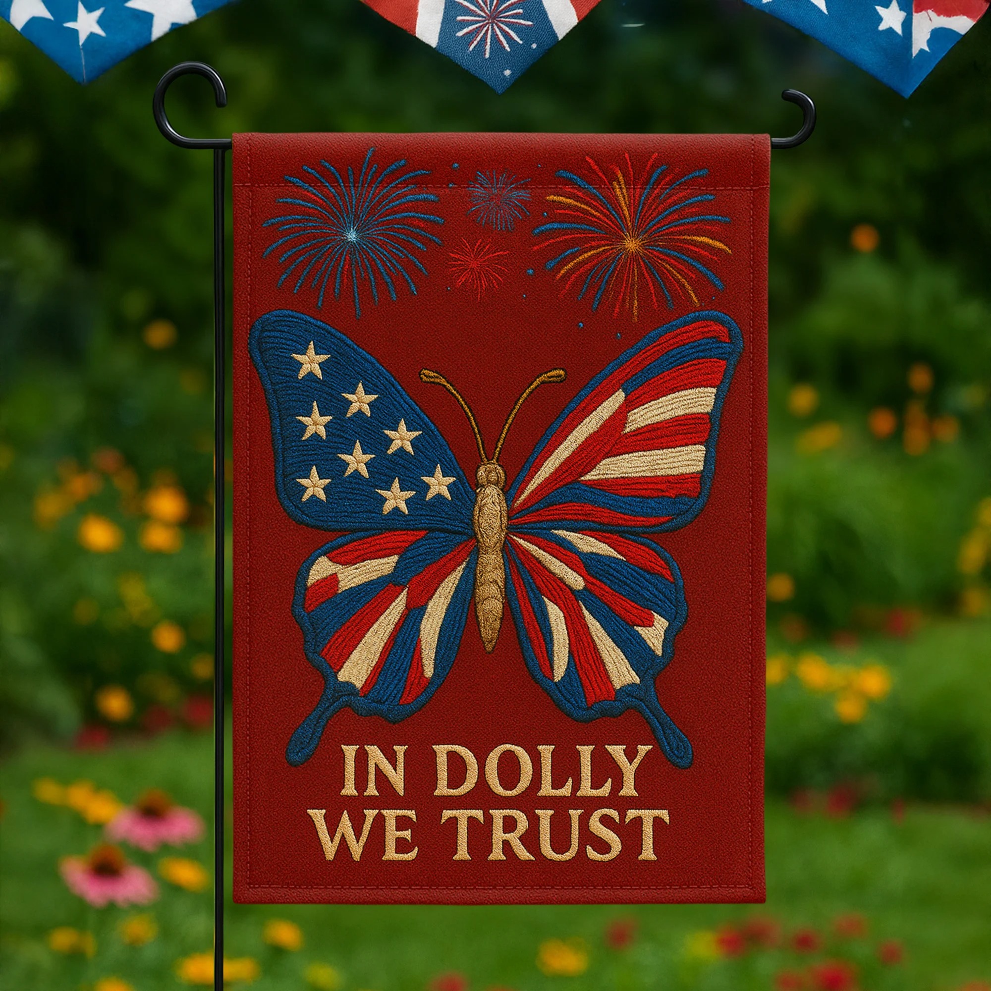 🔥Dolly Parton Independence Day Flag
