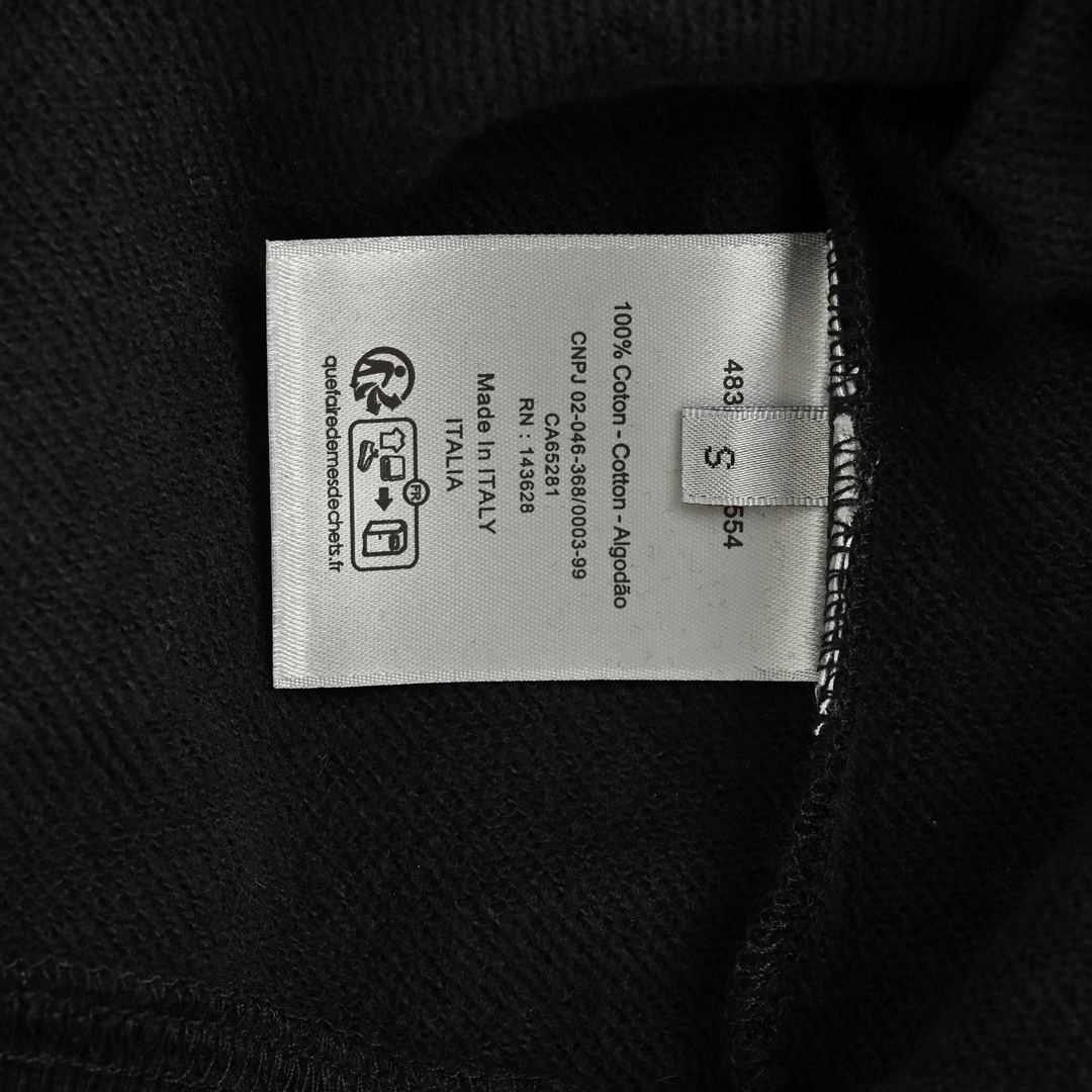 Dior 24Fw lettering print crew neck sweatshirt
