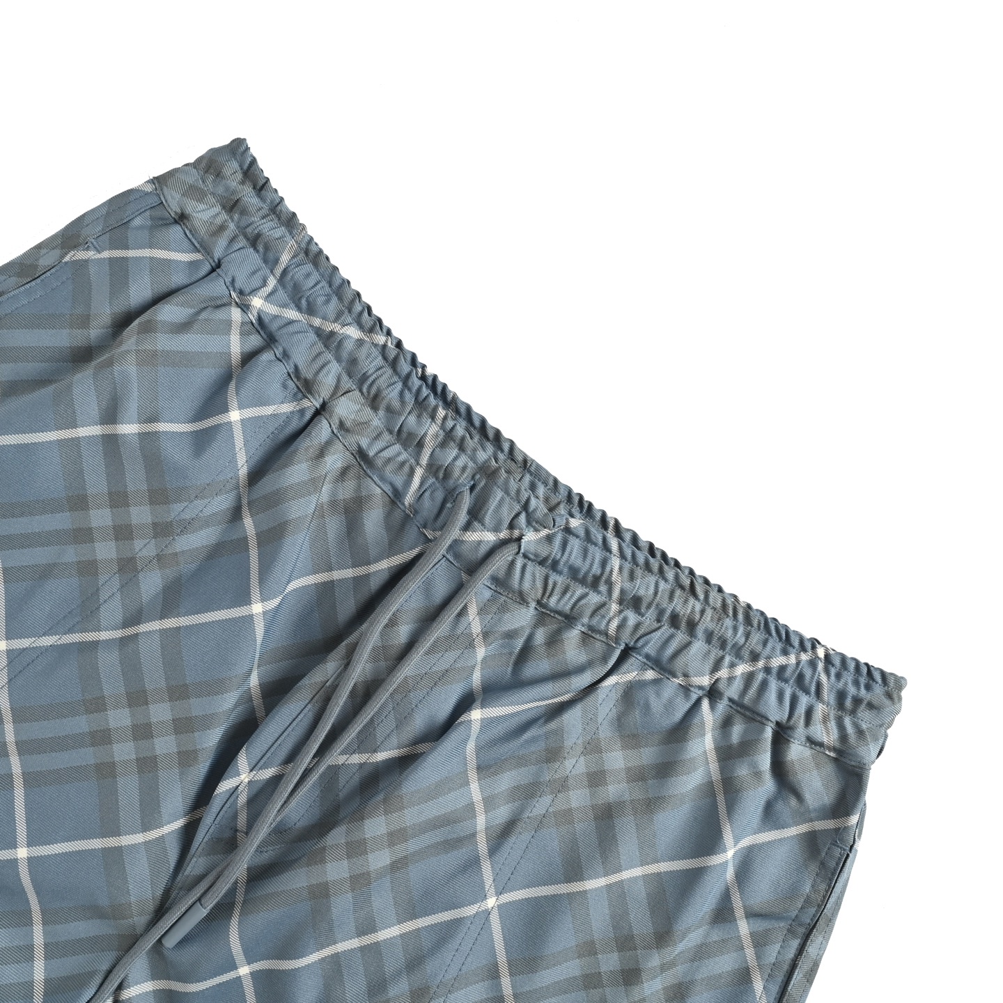 Burberry 25ss drawstring twill check shorts