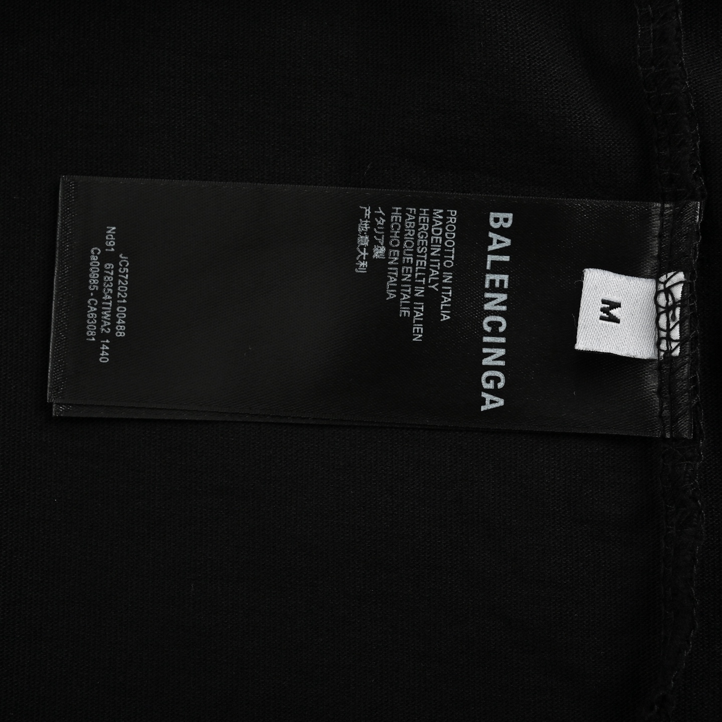 Balenciaga 25ss night view printed short sleeves