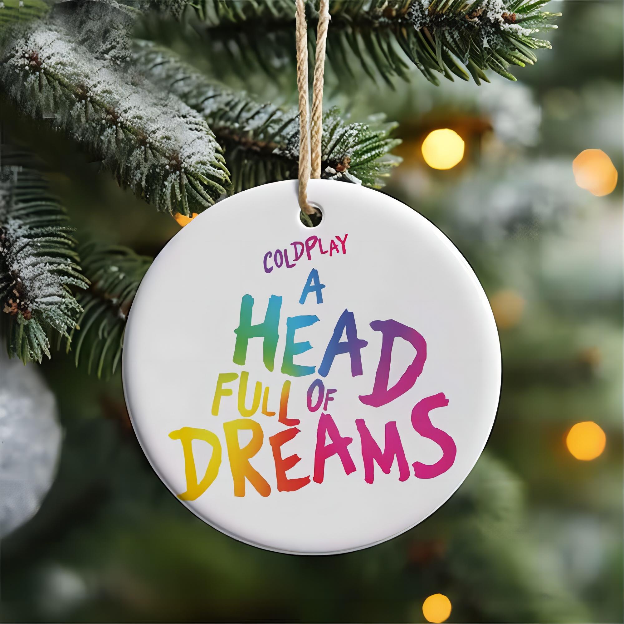 Coldplay Christmas Tree Ornament