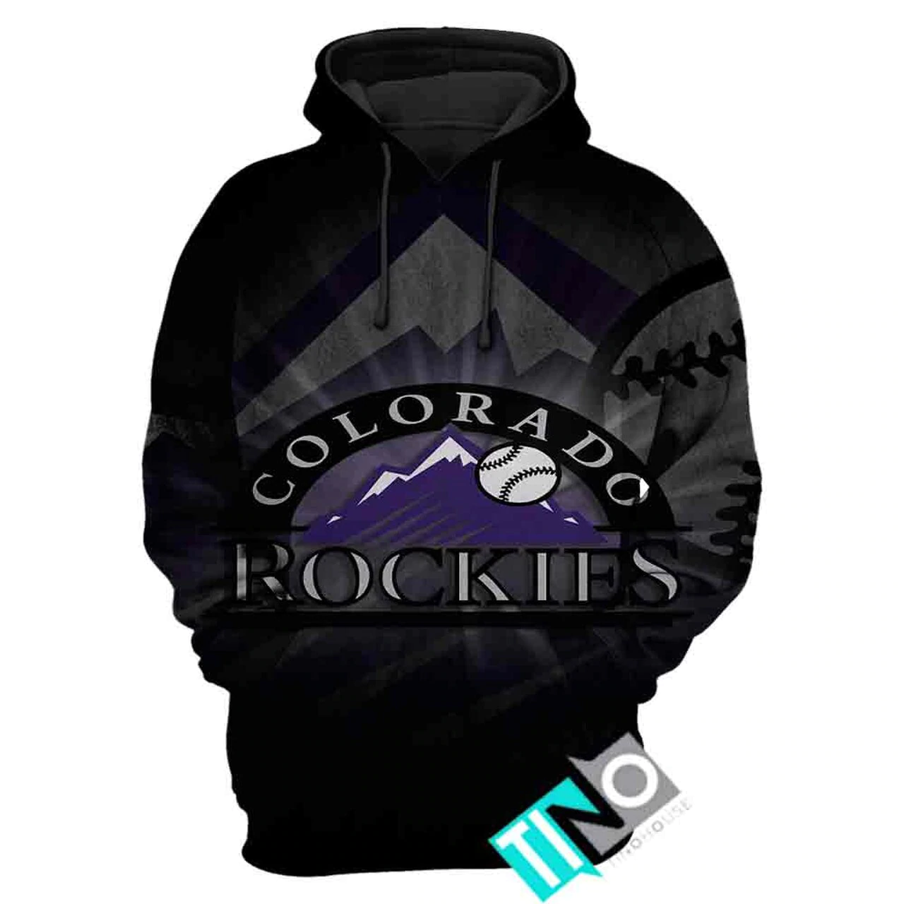 COLORADO ROCKIES 3D CASUAL HOODIE 103