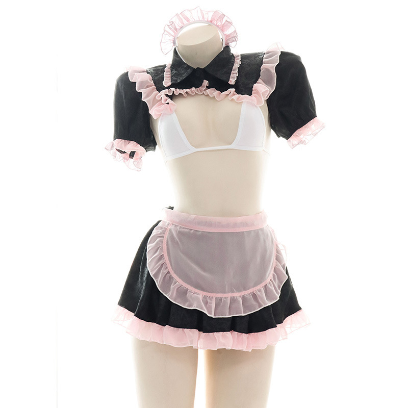 Cute Lace Maid Lingerie Set