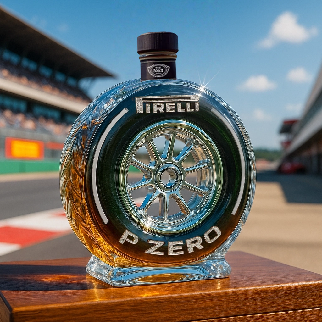 Pirelli Tire Whisky Bottle