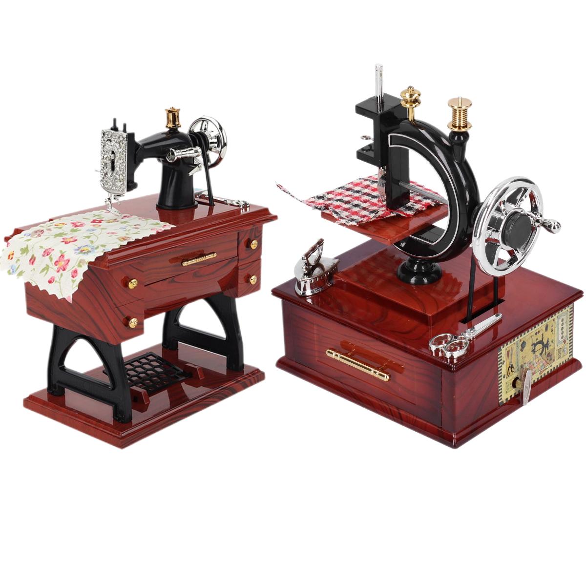 🔥Mother's Day Early Sale-[SAVE 50% OFF]--Wood Sewing Machine Music Box-BUY 2 GET 10% OFF & FREE SHIPPING NOW