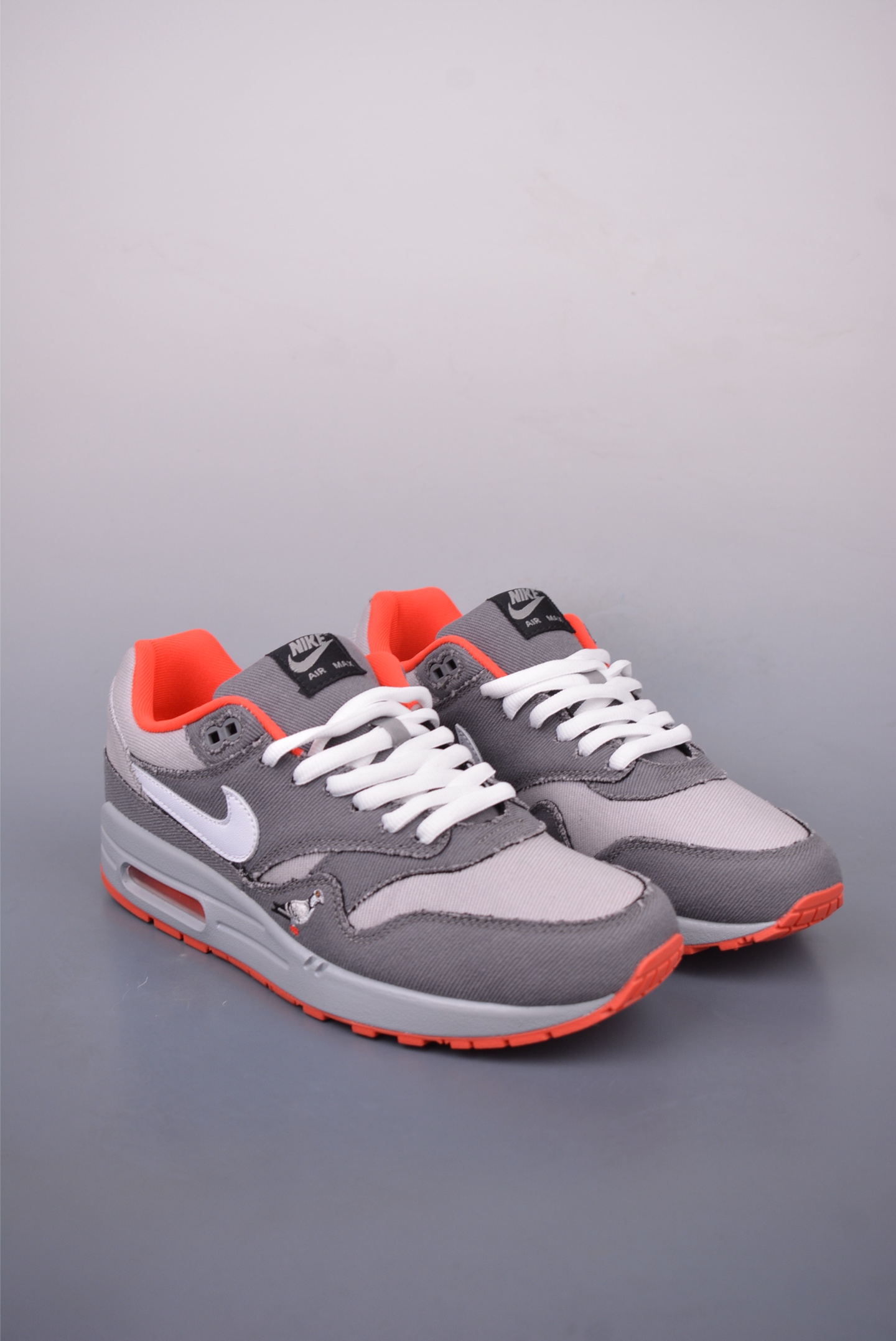 Jeff Staple x Nike Air Max 1 87 Original Series Running Shoes Pigeon Gray Pigeon BV1977-011