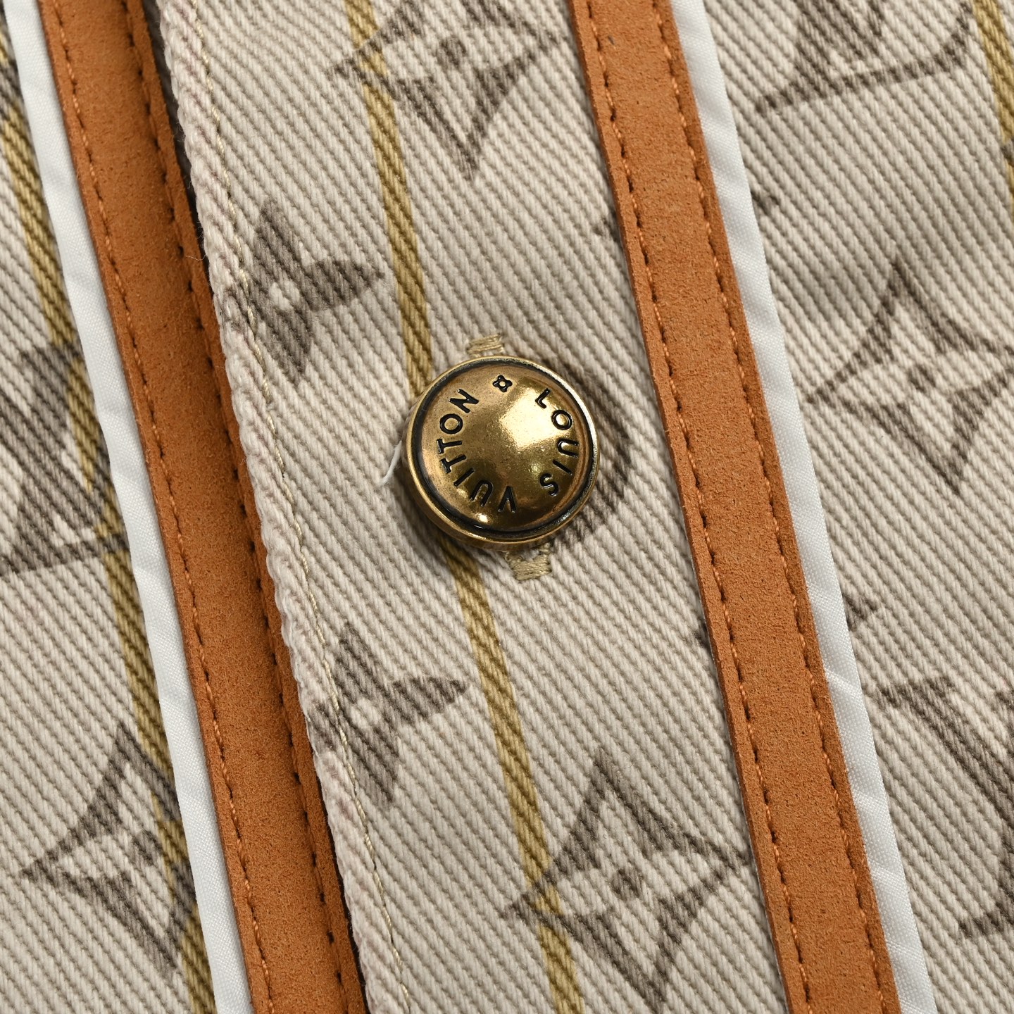 Louis Vuitton 25ss catwalk collaboration embroidered short-sleeved baseball shirt