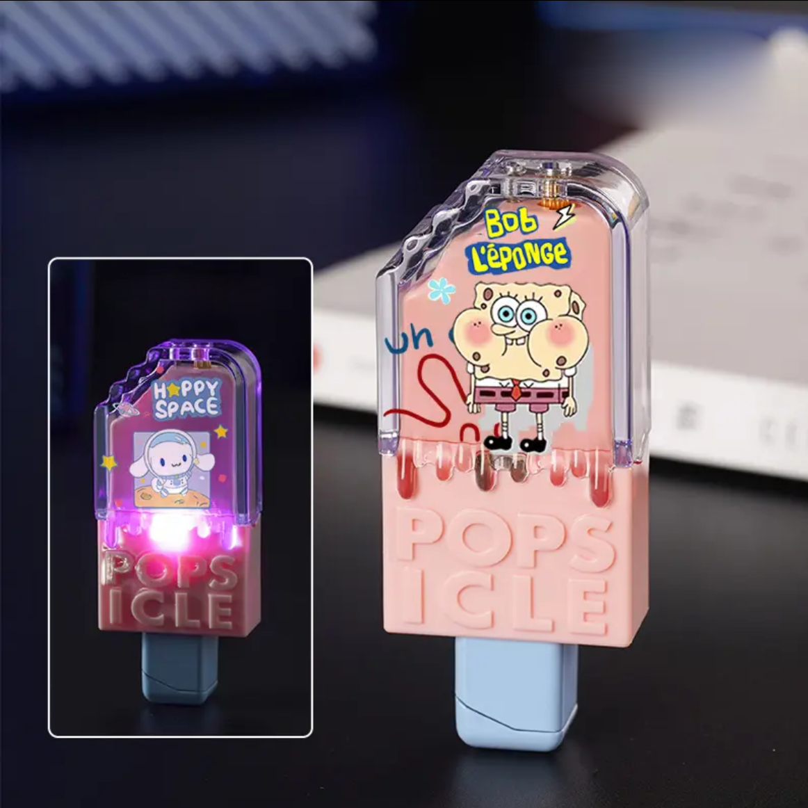 Ice cream shape lighter cute design gift for best friend