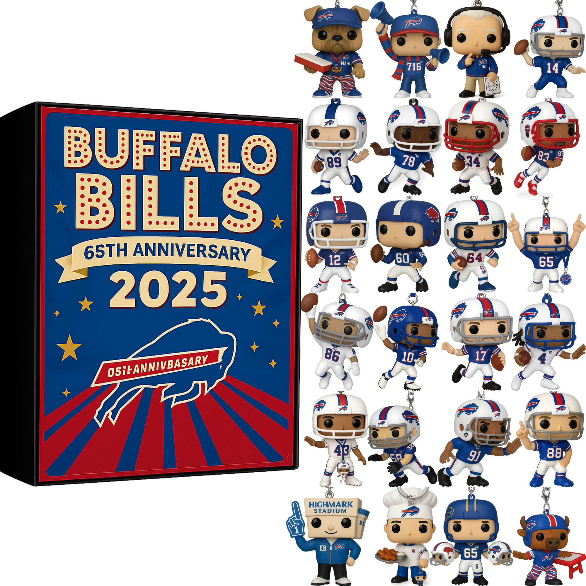 Buffalo Bills 2025 Advent Calendar – 65th Anniversary Edition