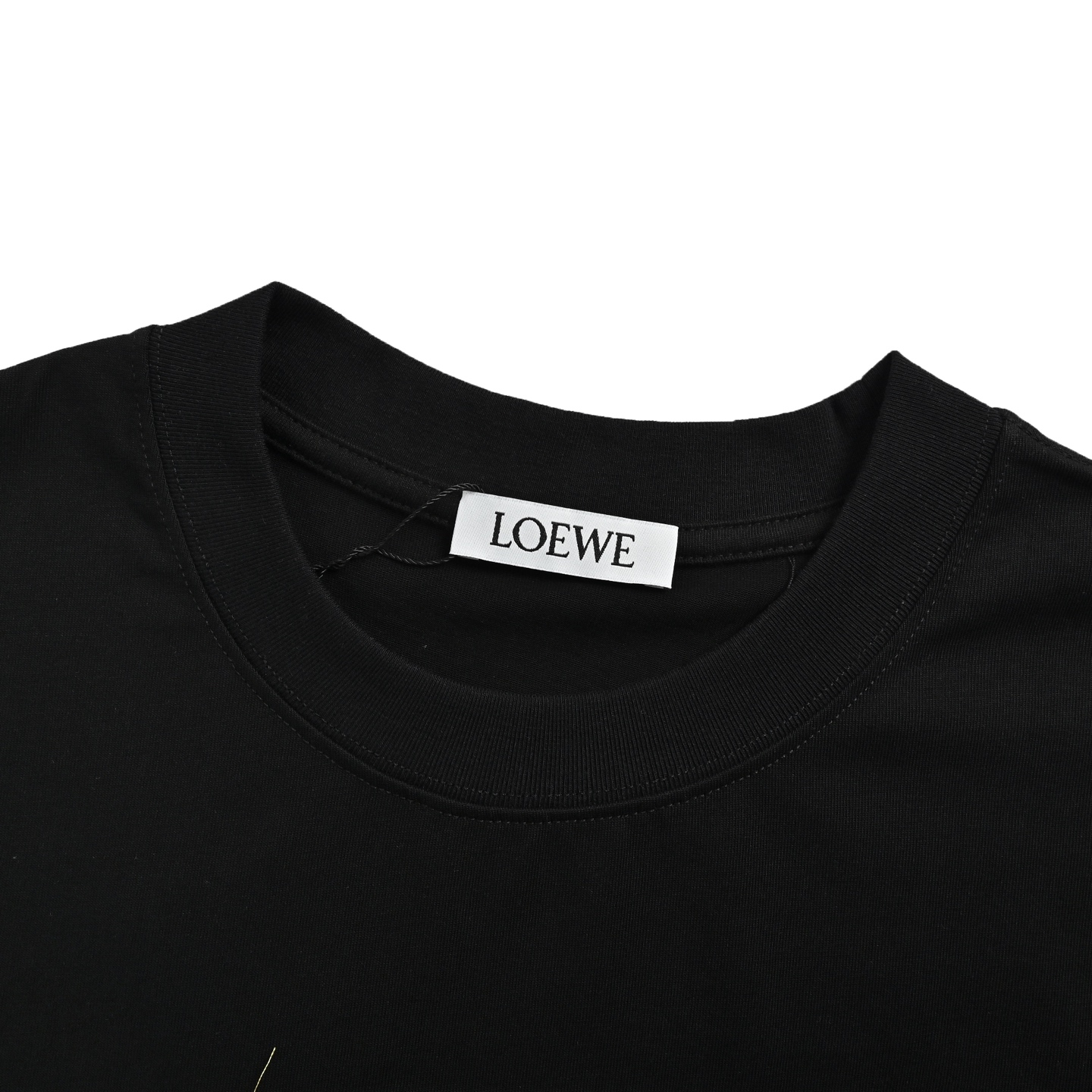 Loewe 25ss colorful tassel embroidered short sleeves