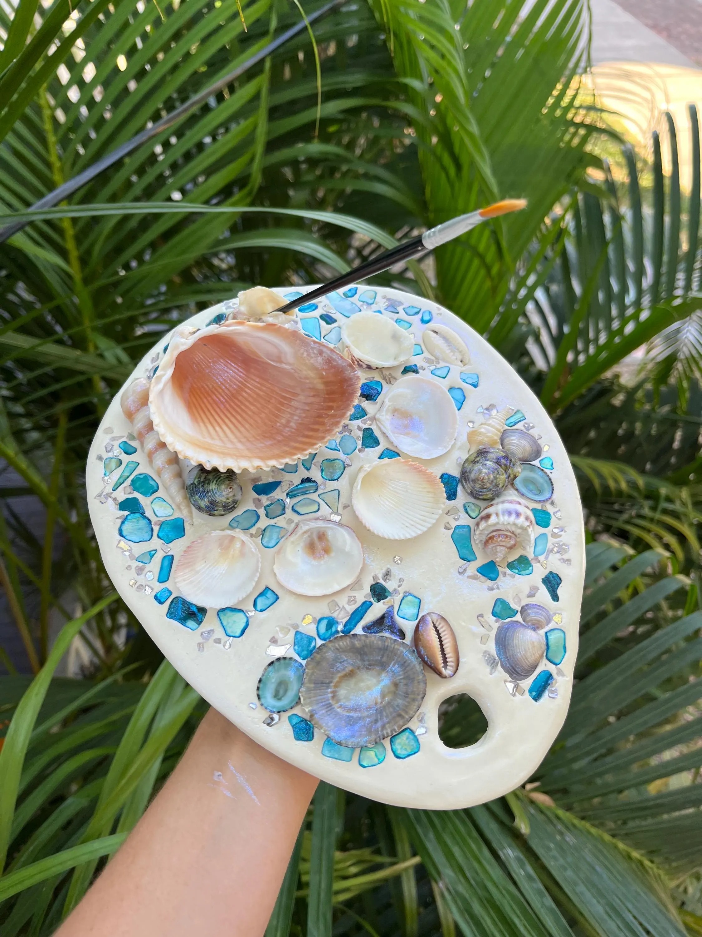 🔥FLASH SALE - 59% OFF🔥Handmade Shell Paint Palette