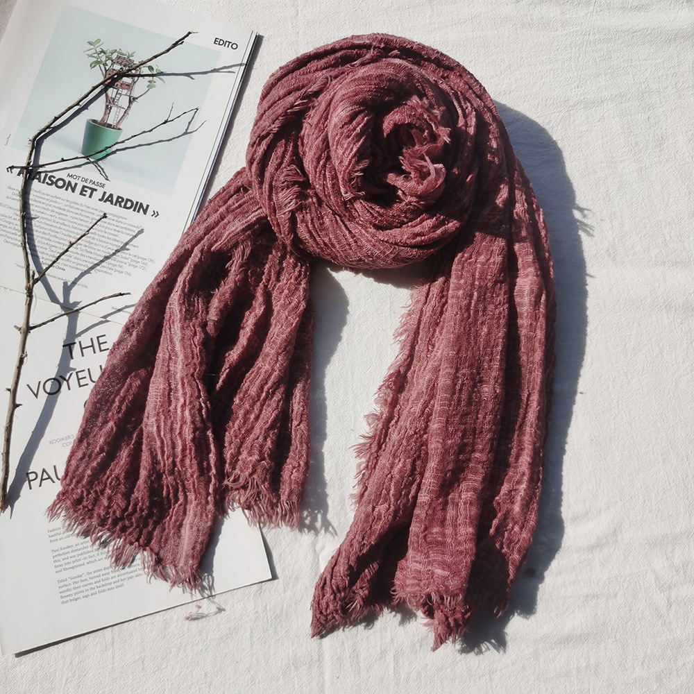 Vintage Solid Casual Comfy Shawl