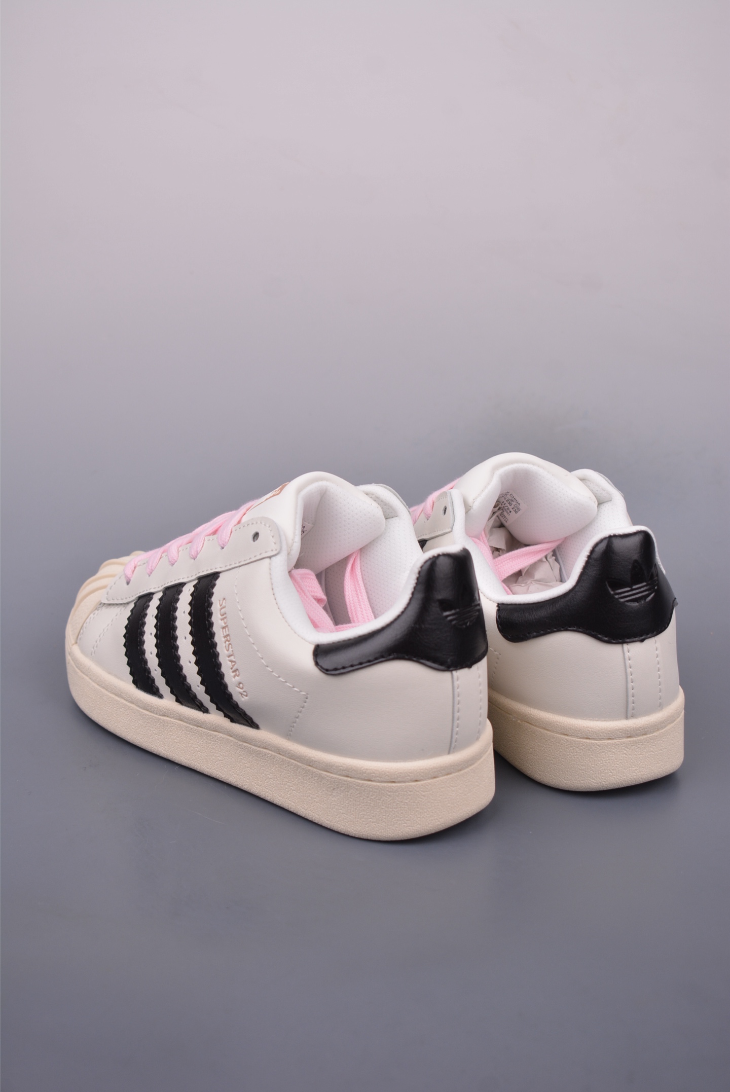 Pharrell x Adidas Superstar 92 White Black Pink JI4268