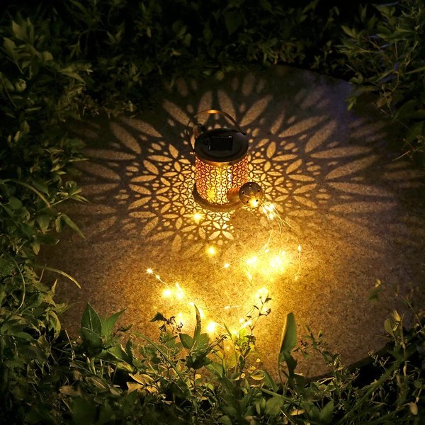 Solar Waterfall Lights💐