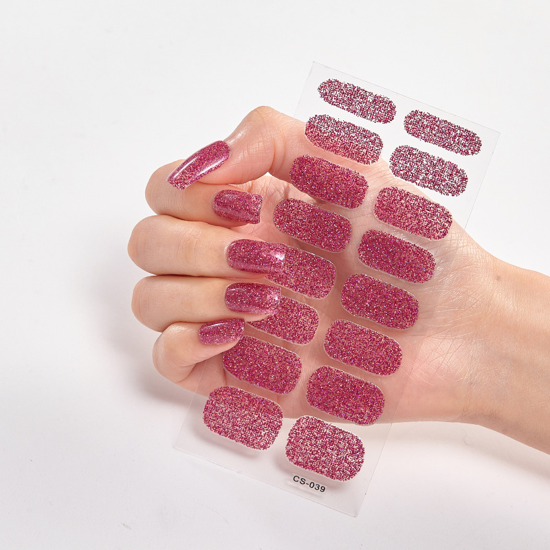 Glitter Nail Self Decals(SET OF 2 PCS)
