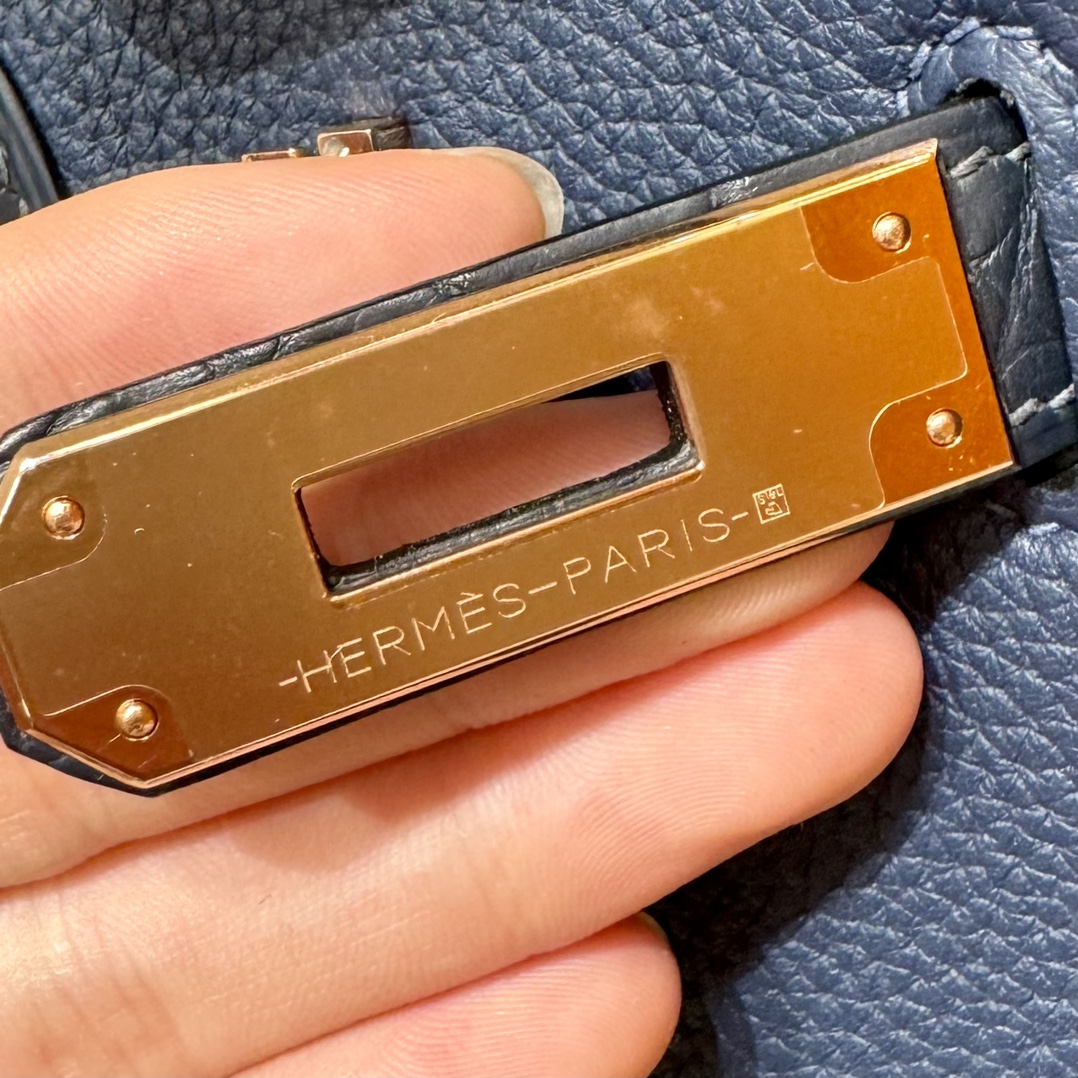 Hermès Birkin Touch 73Blue saphir (Handmade to order)