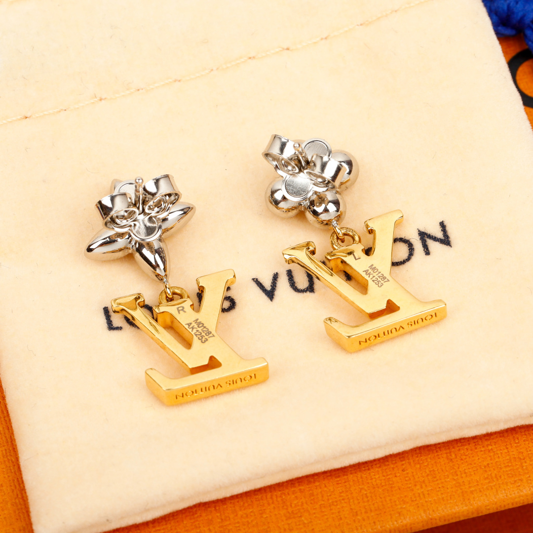Louis Vuitton Mascot Asymmetric Earrings